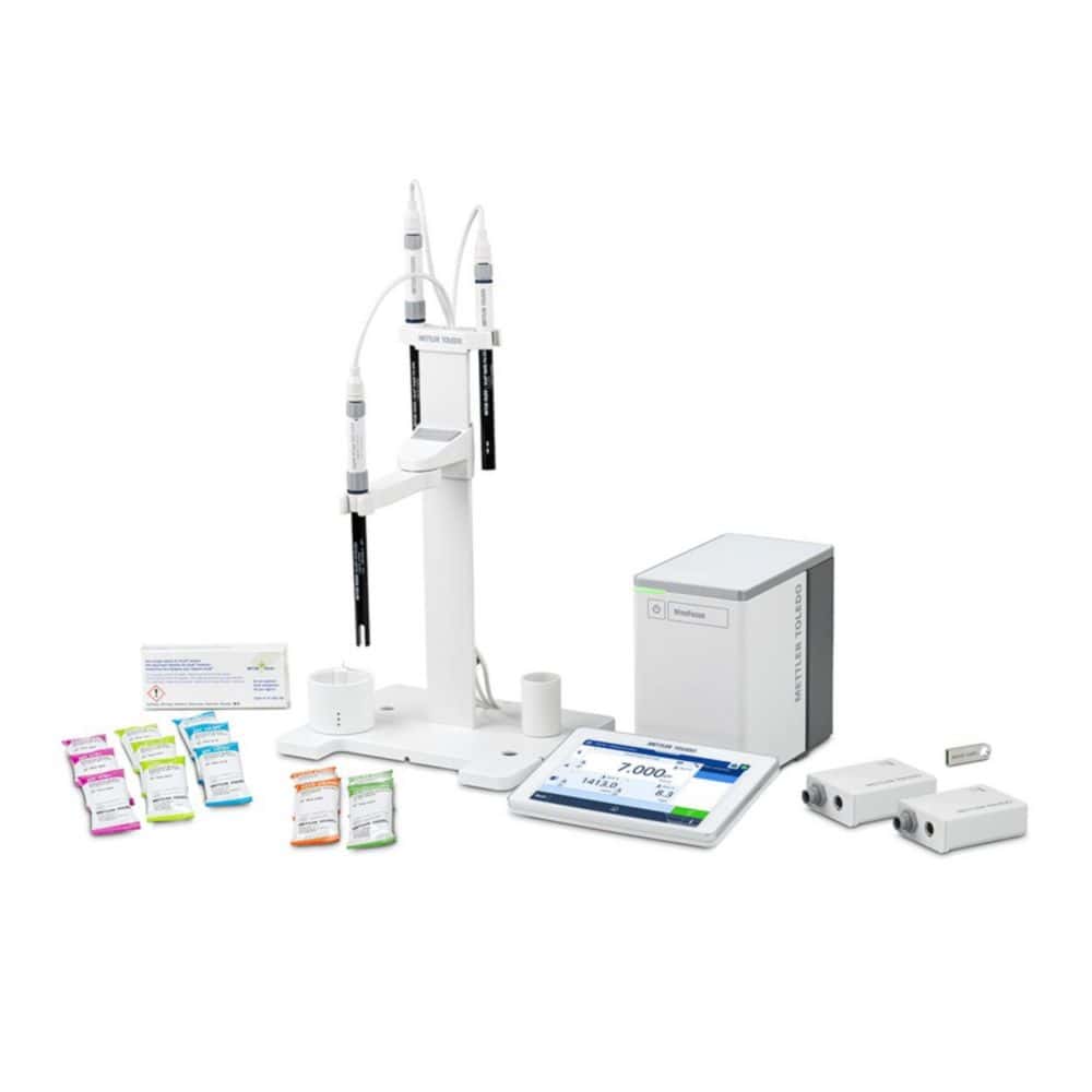 pH-/Leitfähigkeits-/Sauerstoffsmessgerät NineFocus NF2340 Kit