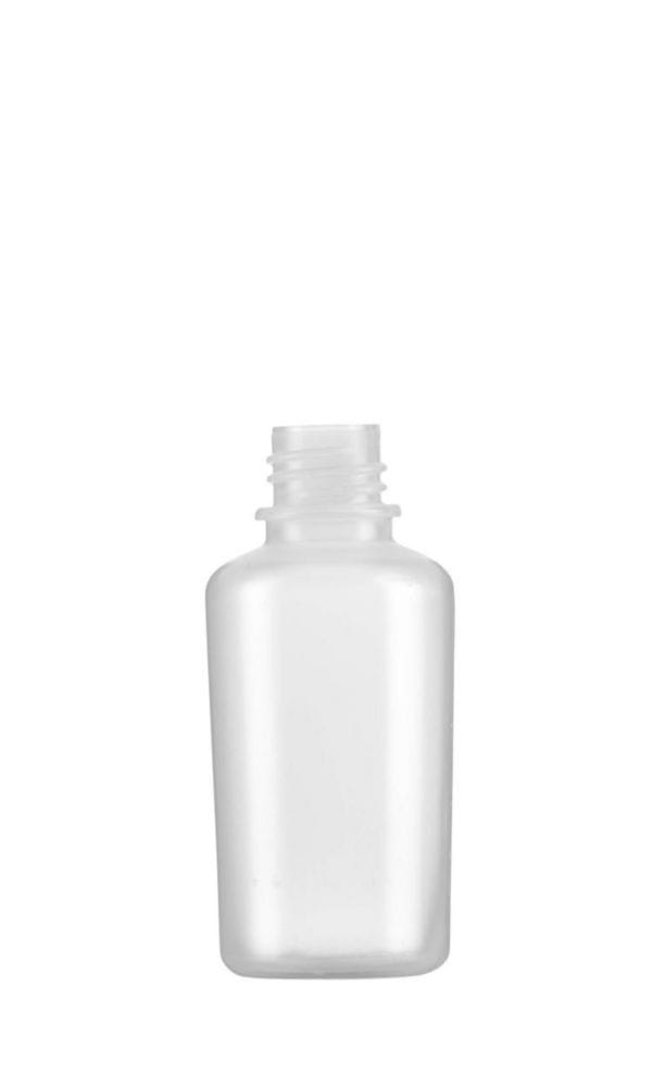 Round square-shouldered bottles without closure series 302, HDPE