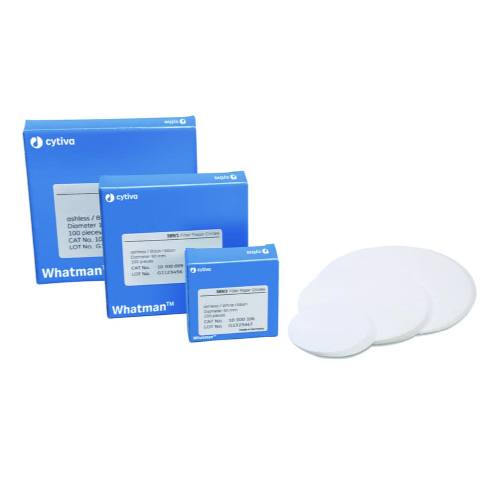 Quantitative filter paper, Grade 589/1, circles