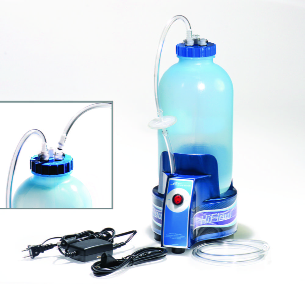 Hiflow vacuum aspirator system with pump