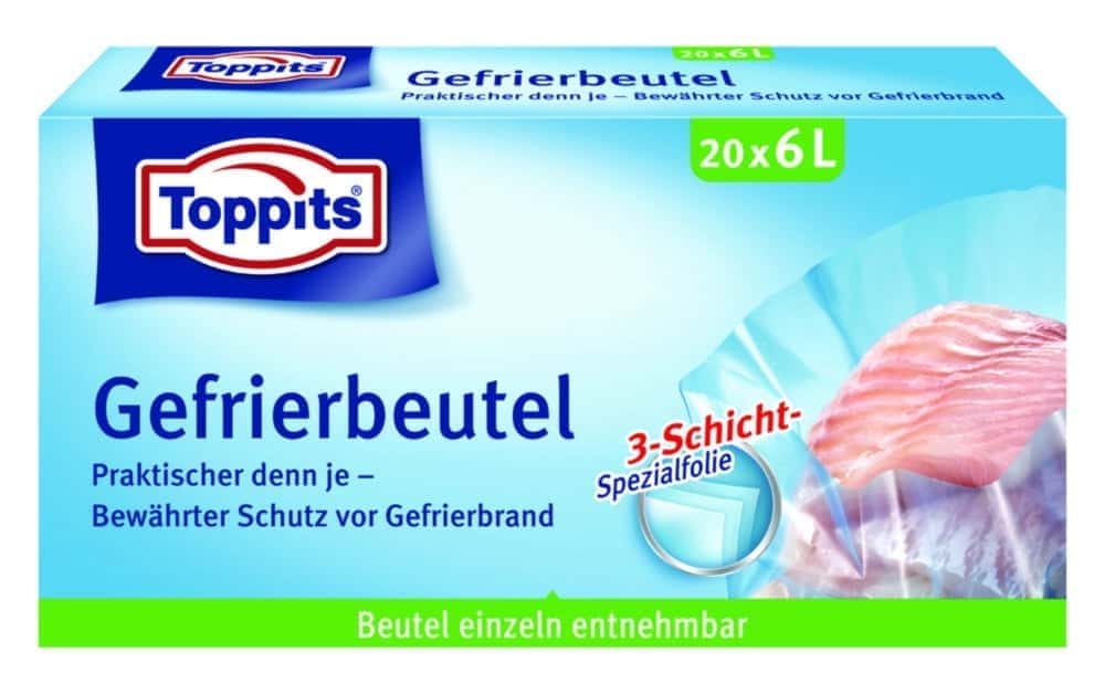 Sachet de congélation à fond plat