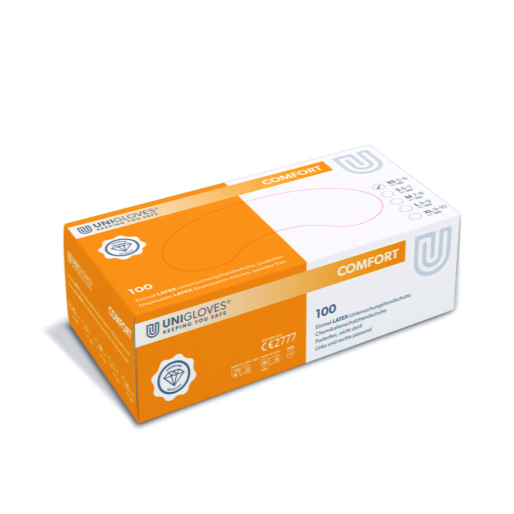 Einmalhandschuhe Comfort, Latex, puderfrei