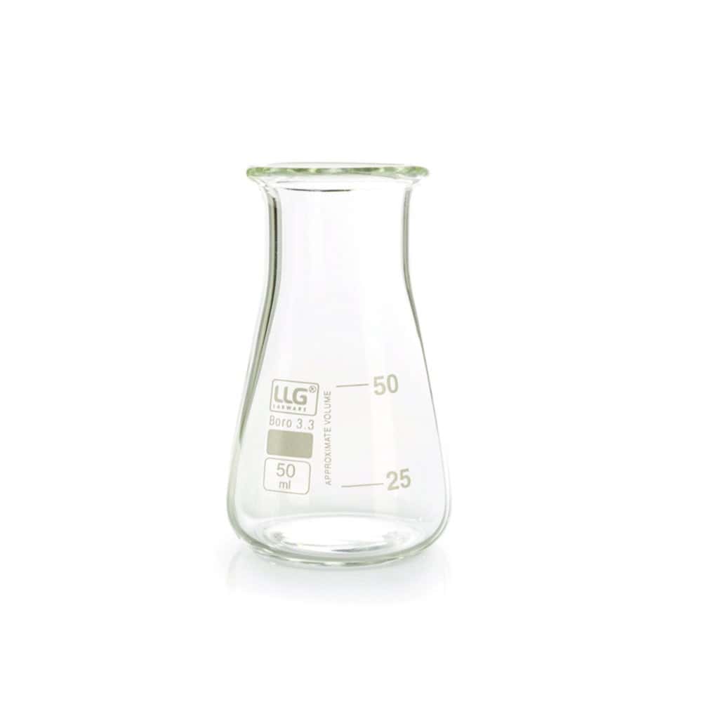 LLG-Erlenmeyerkolben, Weithals, Boro 3.3