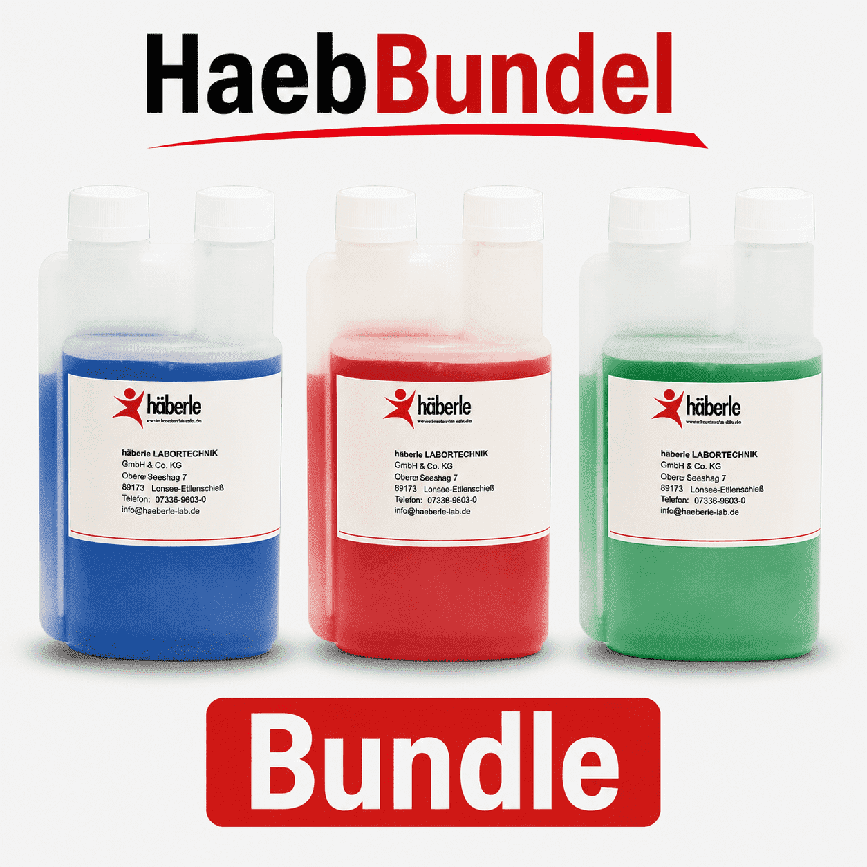 Pufferlösung 1 Liter Dosierflaschen Set