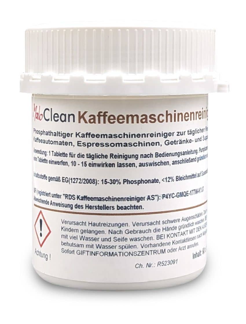 MaloClean Coffee Kaffeemaschinen-Reinigungstabletten 60 Tabs à 1,3 g