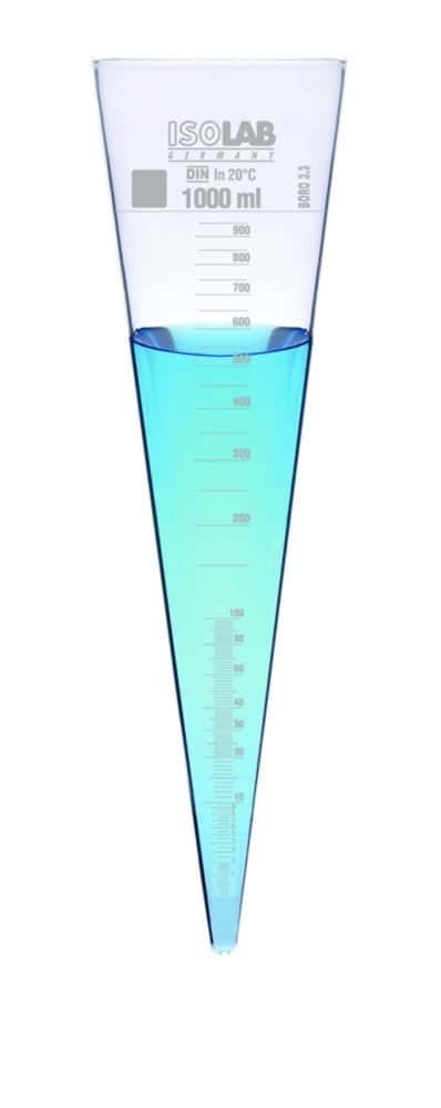 Sedimentiergefäße nach Imhoff, Borosilikatglas 3.3