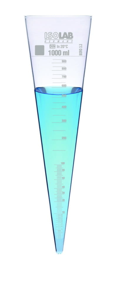 Imhoff Sedimentation cones, borosilicate glass 3.3