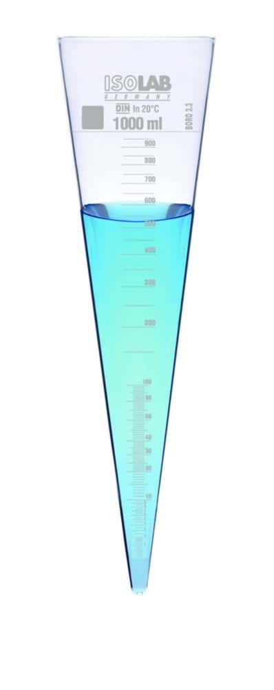 Sedimentiergefäße nach Imhoff, Borosilikatglas 3.3