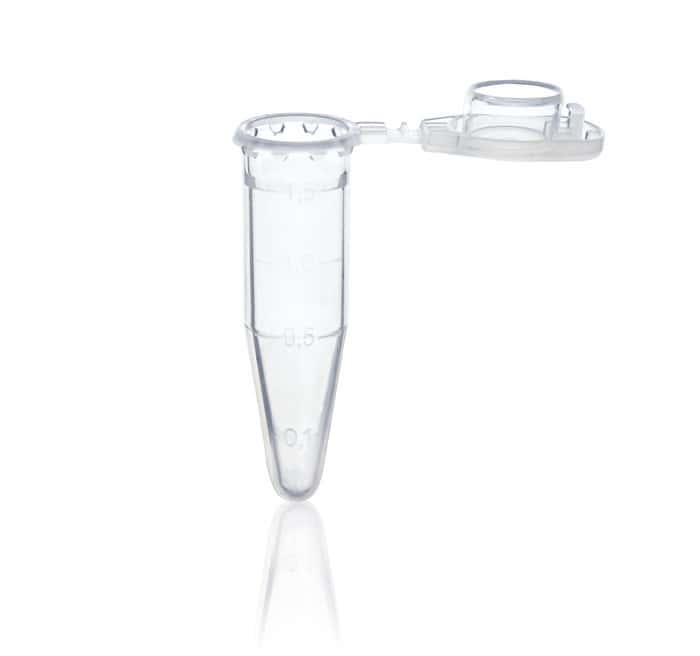 Microcentrifuge tubes, PP, with lid locking