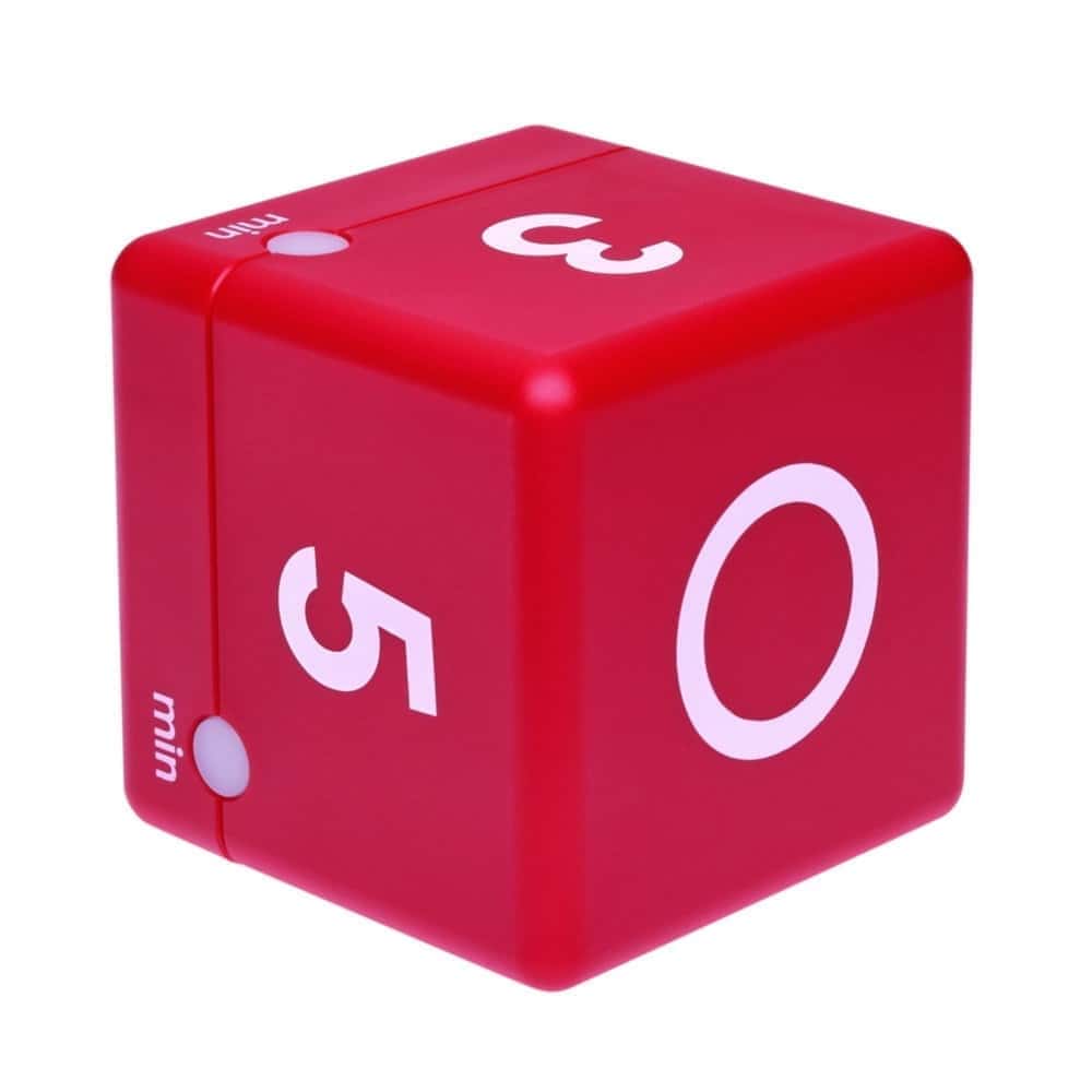 Kurzzeitwecker CUBE TIMER, rot