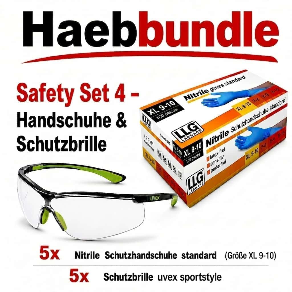 Safety Set 4 – Handschuhe & Schutzbrille
