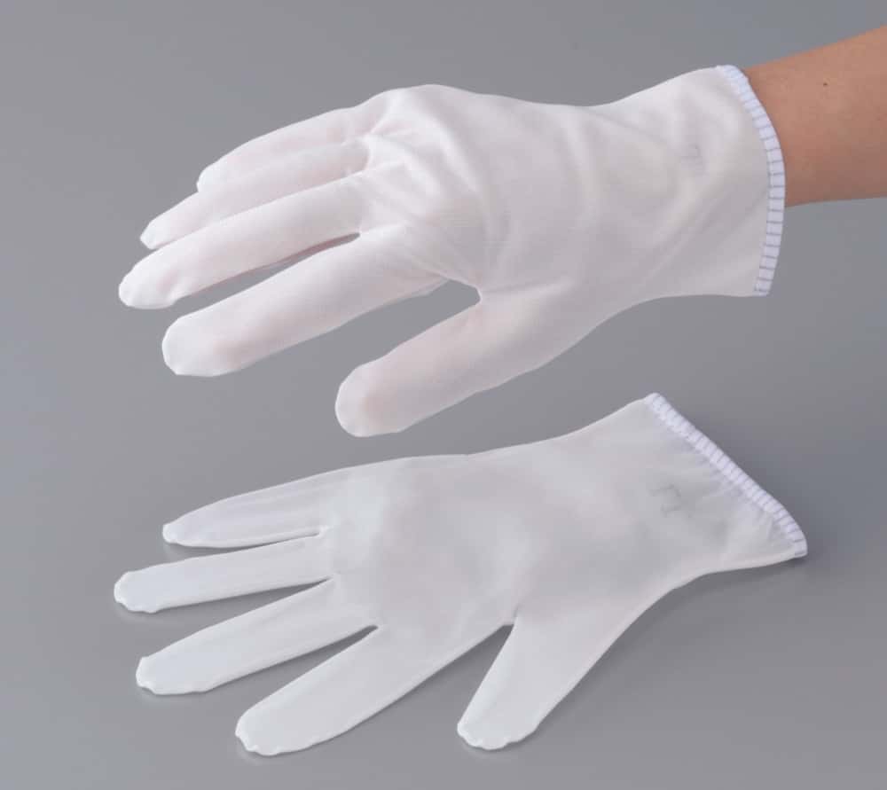 Handschuh ASPURE, zum Aufspüren von Unebenheiten, weiß, links