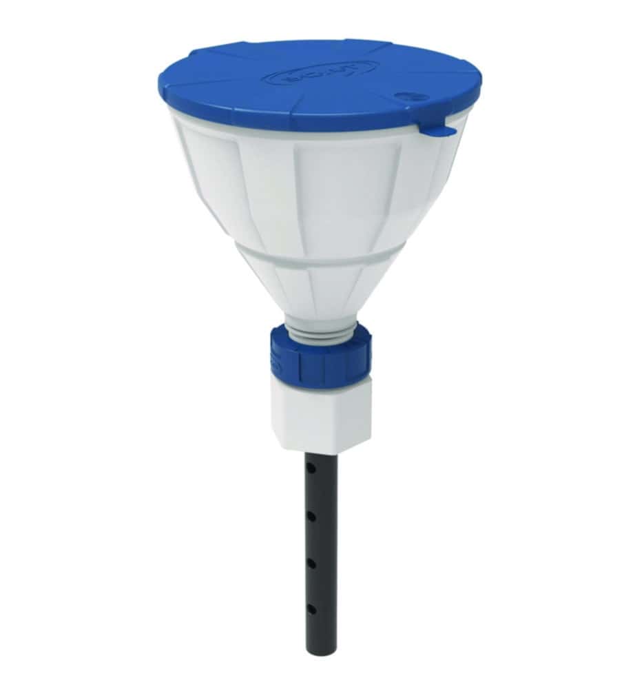Sicherheitstrichter mit Kugelventil, V2.0, HDPE