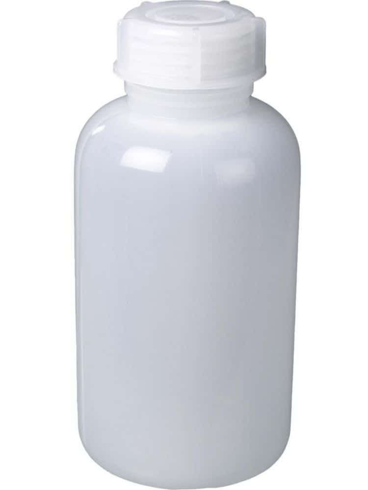 Wide-necked bottle, LDPE, transparent