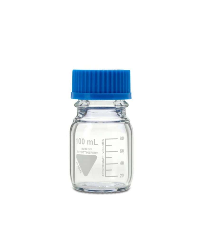 Flacon de laboratoire, en verre borosilicate 3.3, GL 45