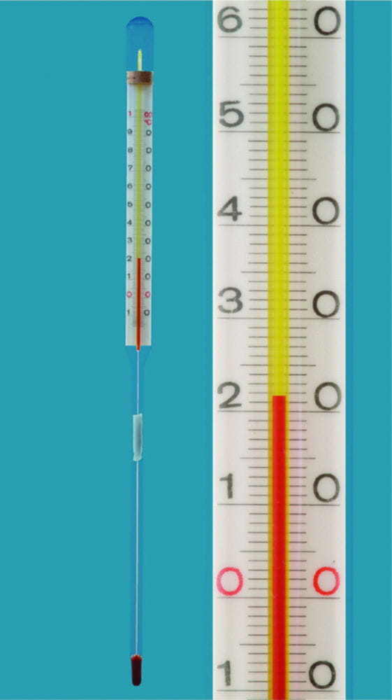 Straight stem thermometers