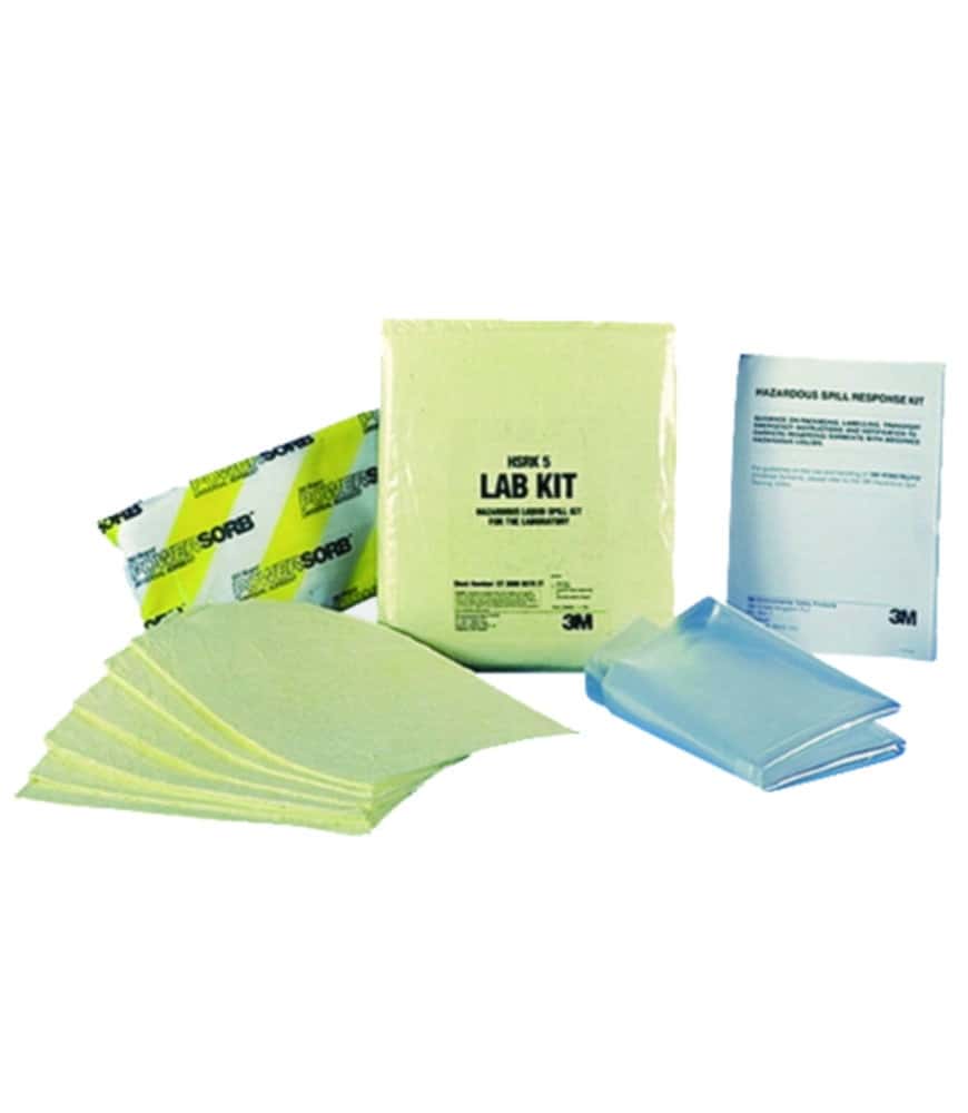 Kit d'urgence d'absorbants chimiques