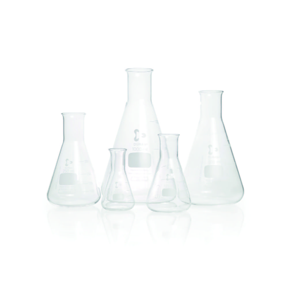 Erlenmeyer flasks, narrow neck, DURAN®