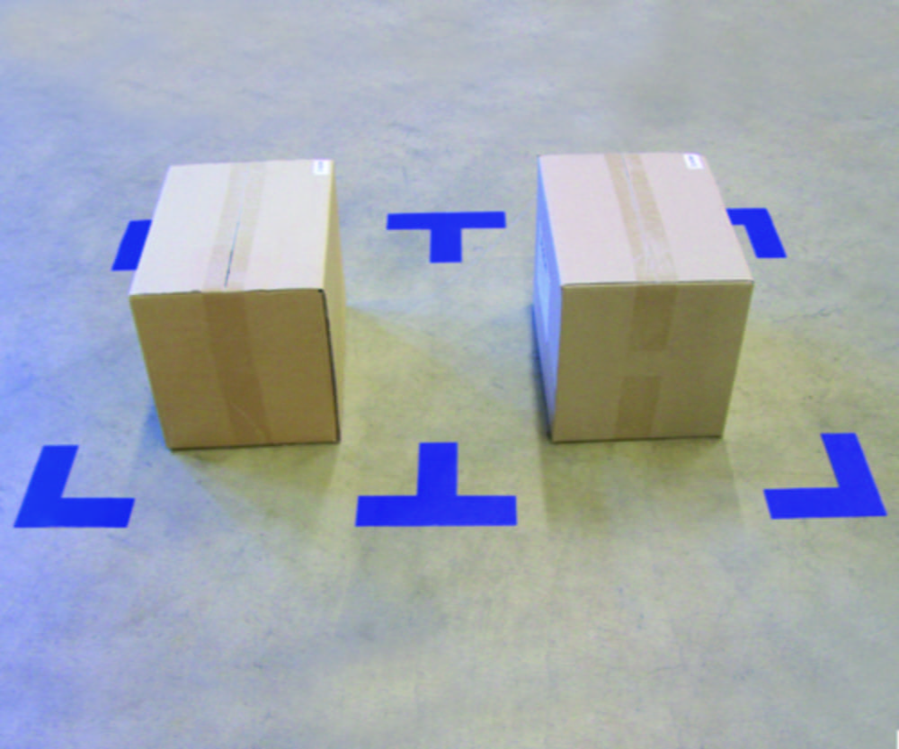 Bodenmarkierungen DuraStripe® Xtreme, abgerundete Ecken