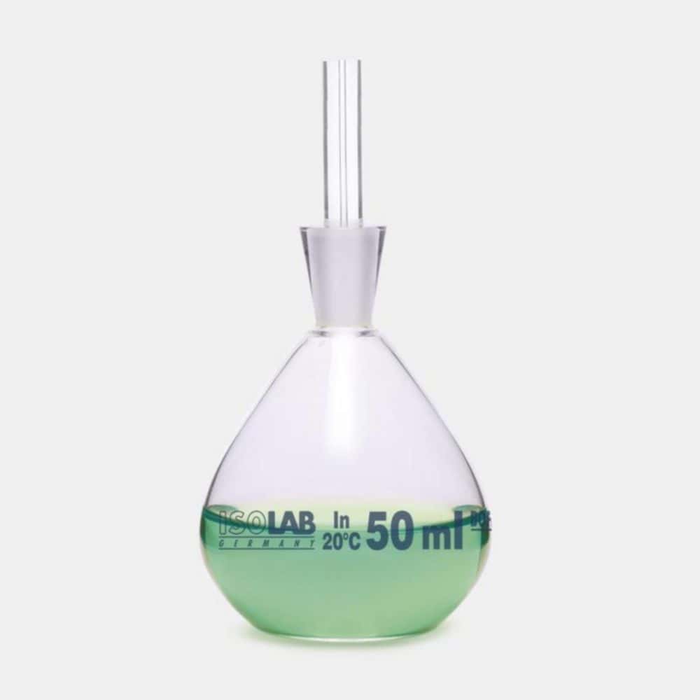 Pycnomètre, non étalonné, verre borosilicate 3.3