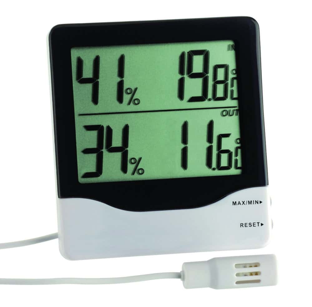 Digitales Thermo-Hygrometer für Raum- und Außenmessung
