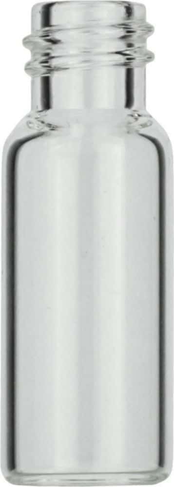 Screw Neck Vials N 8, clear 1.5 ml, outer height: 32 mm, flat bottom, small opening, pack of 100