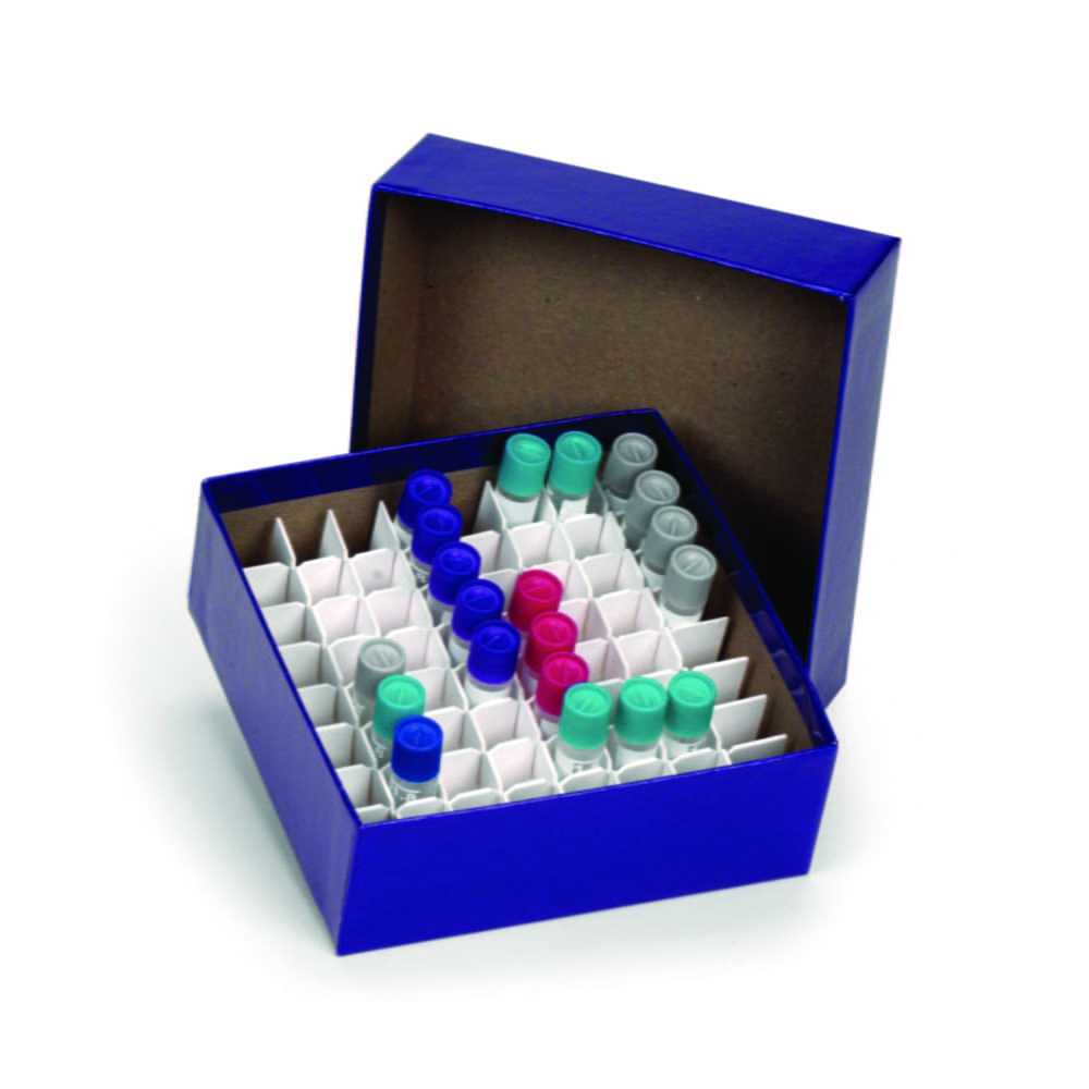 Cryogenic cardboard boxes, with lid