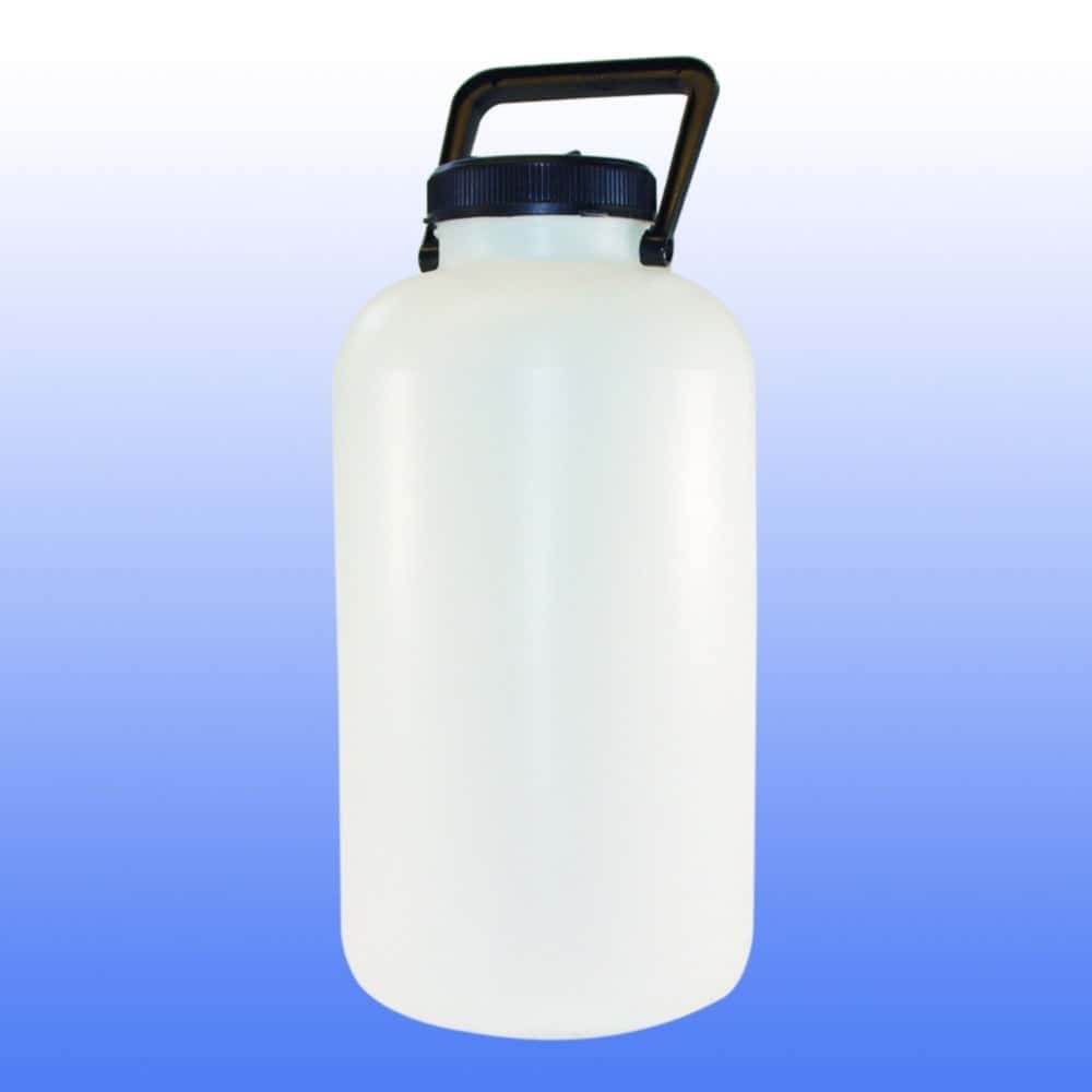Bonbonne LLG, col large, en HDPE