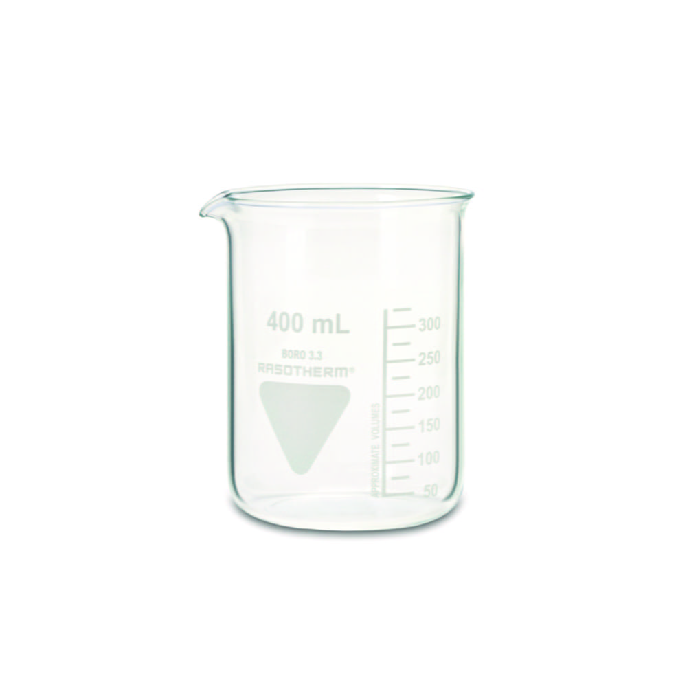 Beakers, Borosilicate glass 3.3, low form