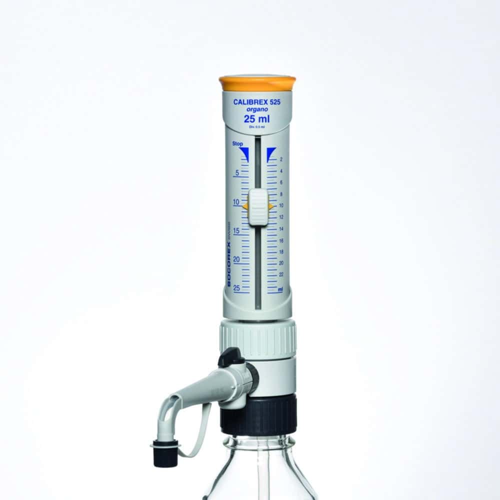 Distributeur sur flacon Calibrex™ organo 525 , avec système de contrôle des fluides