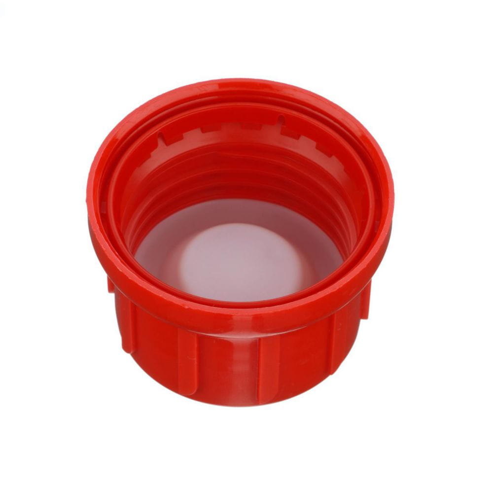 Bell caps for narrow-mouth reagent bottles, with degassing membrane, series 310, UN-approved