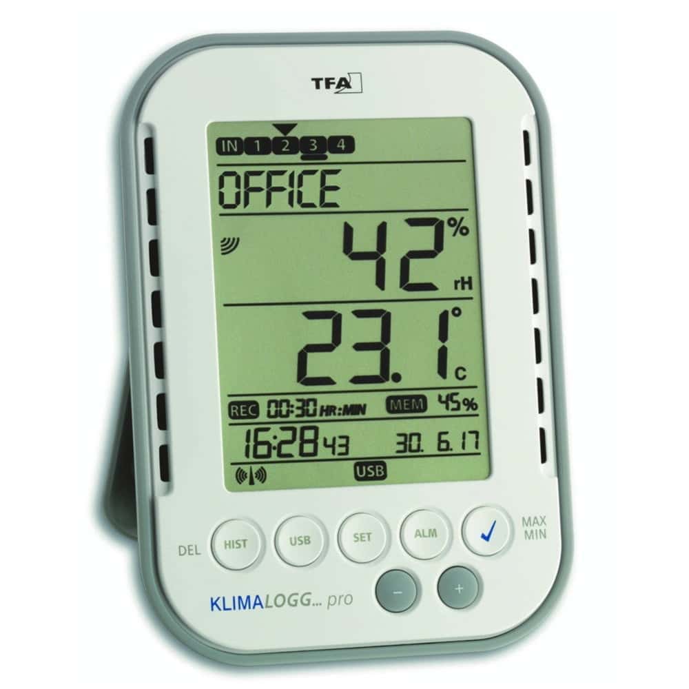 Professional thermo-hygrometer with data logger KlimaLogg Pro