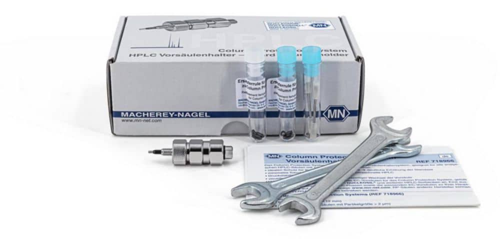 Column-Protection-System incl.1 column holder, 2 capillaries, 3 ...