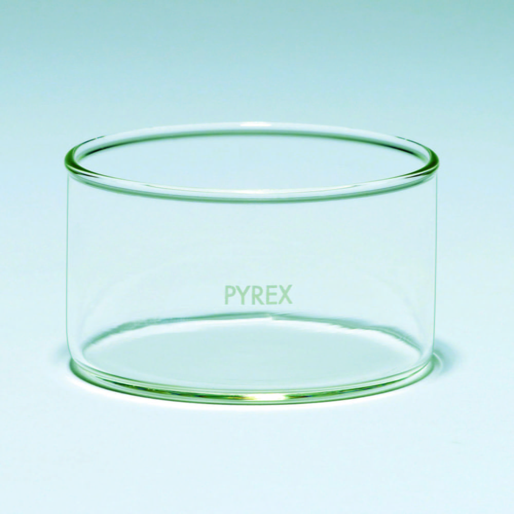 Kristallisierschale, flacher Boden, Pyrex®