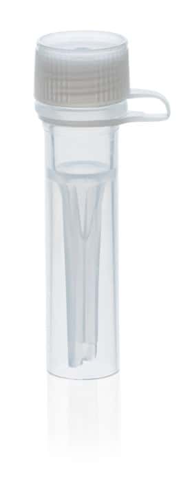 Micro tubes, PP, with attached screw cap, PE, with sealing cone