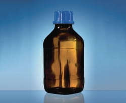 Vierkantflaschen, Natron-Kalk-Glas, braun