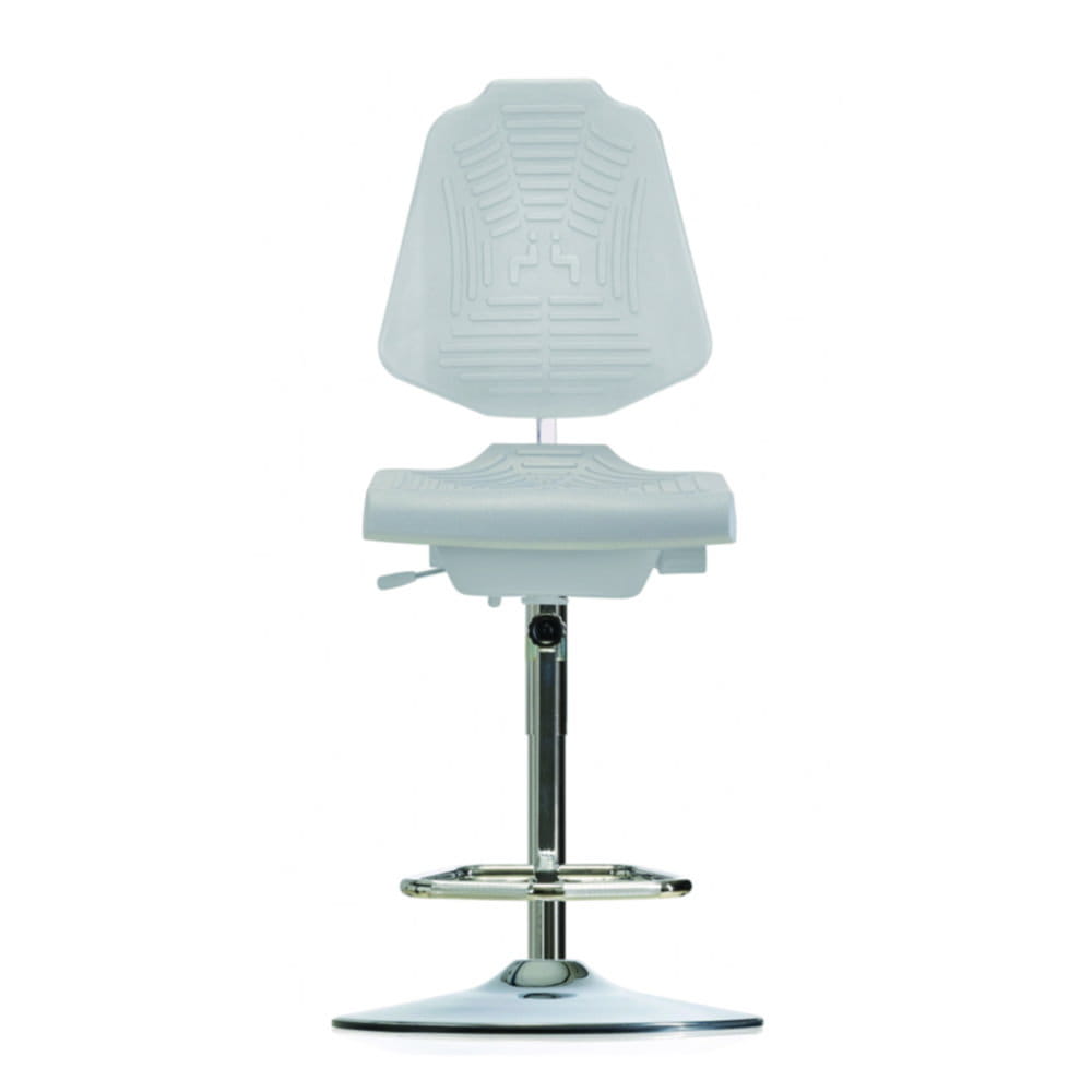 Laboratory chair, GMP, high, with step-up