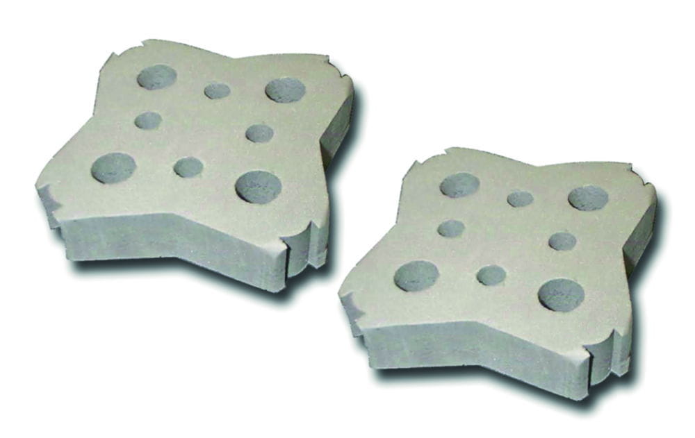 Foam inserts for recessed platform for vortexers Vortex-Genie®