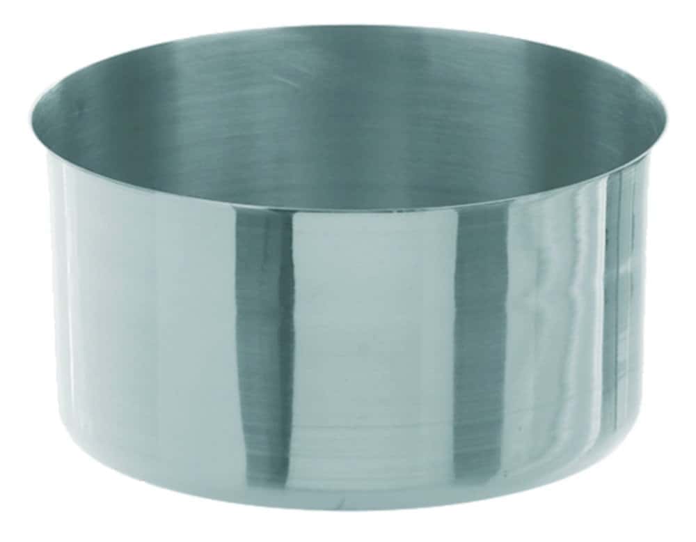 Evaporating basins, 18/10 steel