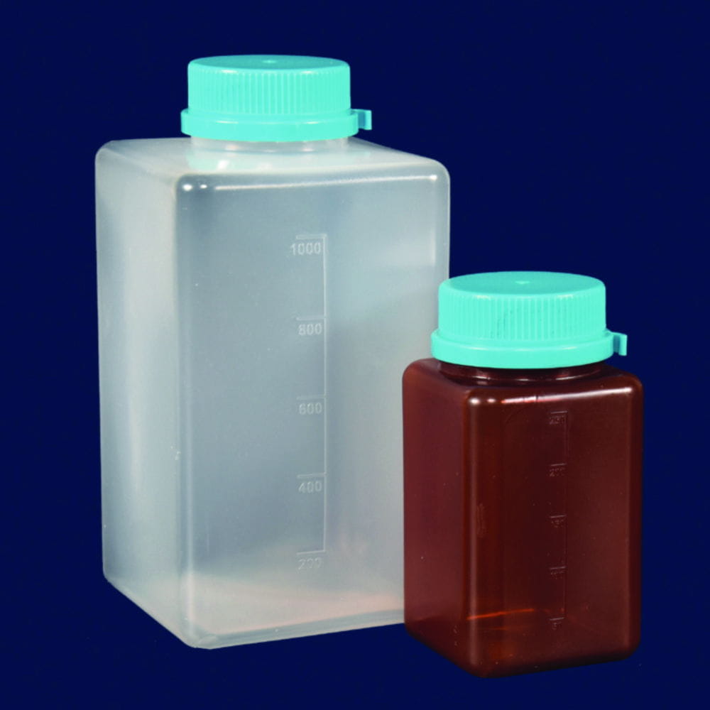 Water sample bottles, PP, without sodium thiosulfate, bulk packed, brown