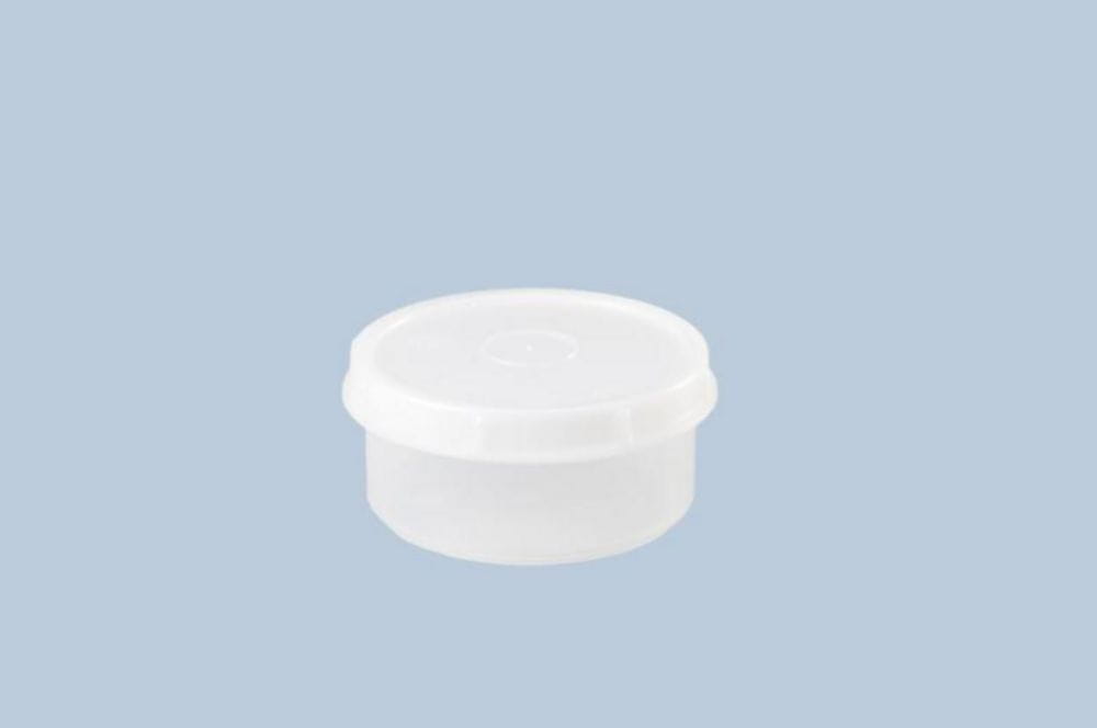 Jars with screw cap, PP