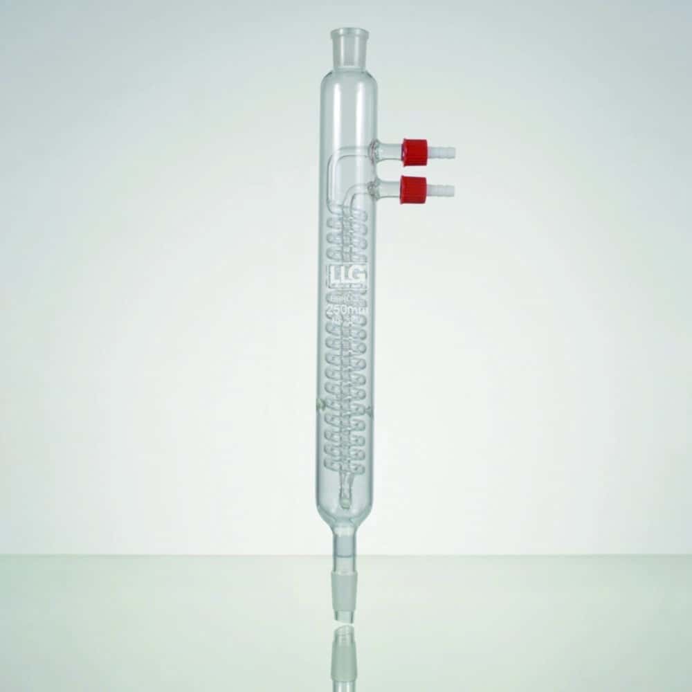 LLG-Condenser acc. to Dimroth, borosilicate glass 3.3, PP olive