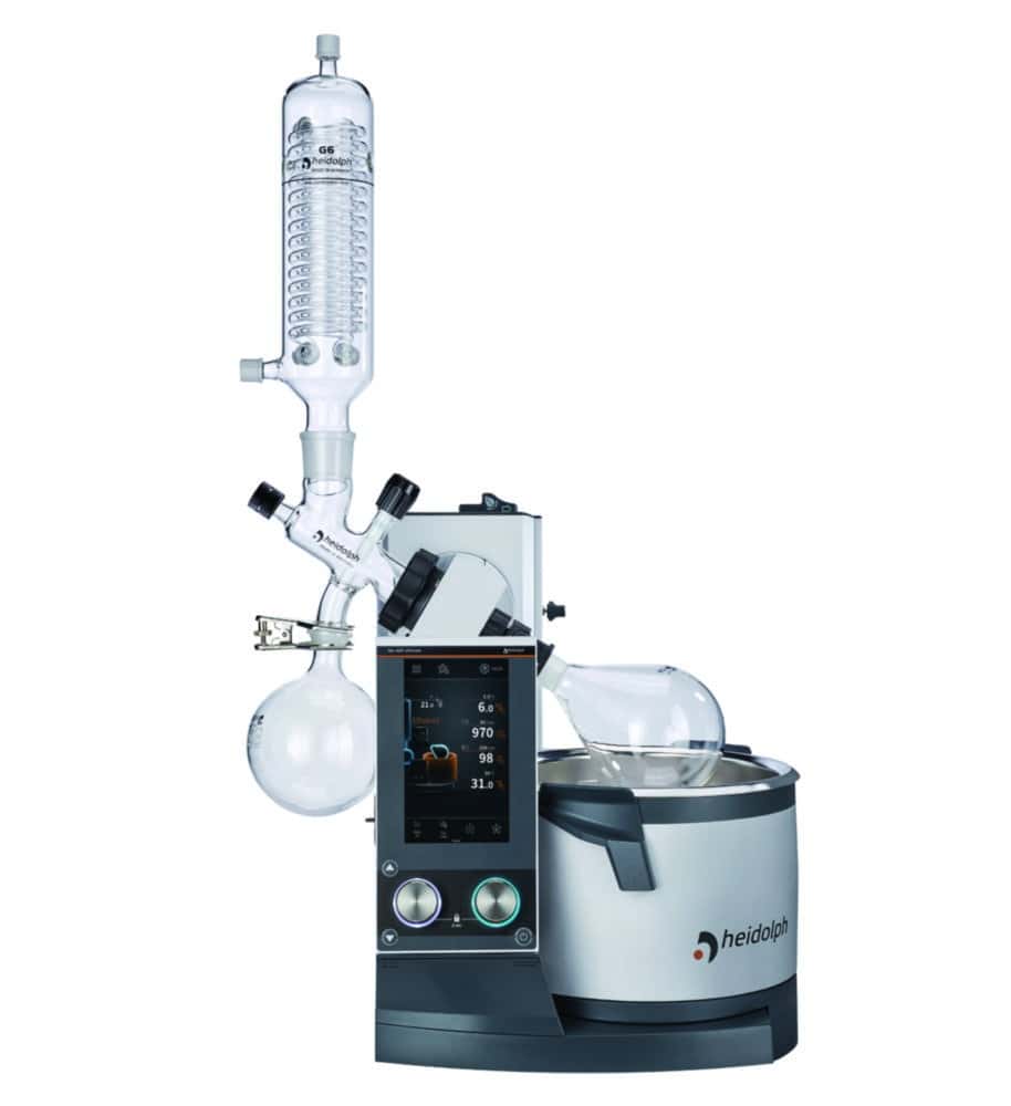 Rotationsverdampfer Hei-VAP Ultimate Control, mit Motorlift, Rückflusskühler