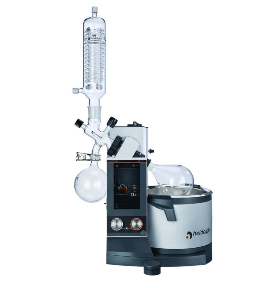 Rotationsverdampfer Hei-VAP Ultimate, mit Handlift, Rückflusskühler