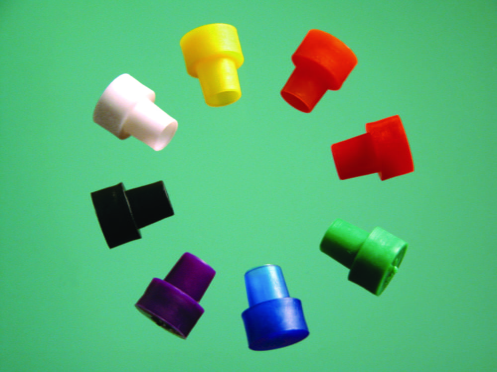 Closing caps for 3 and 5 mm NMR and EPR tubes