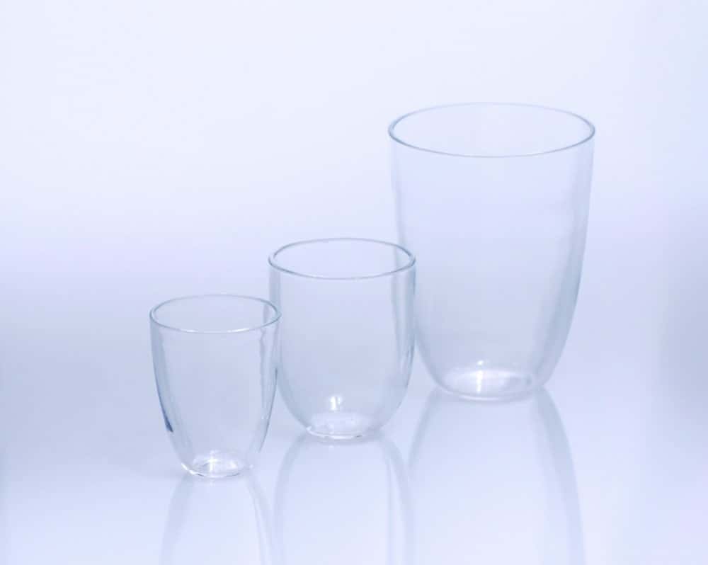 Tiegel, Quarzglas, hoch