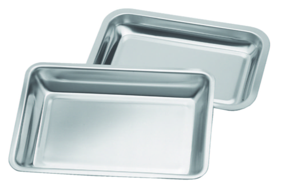 Trays, stainless steel