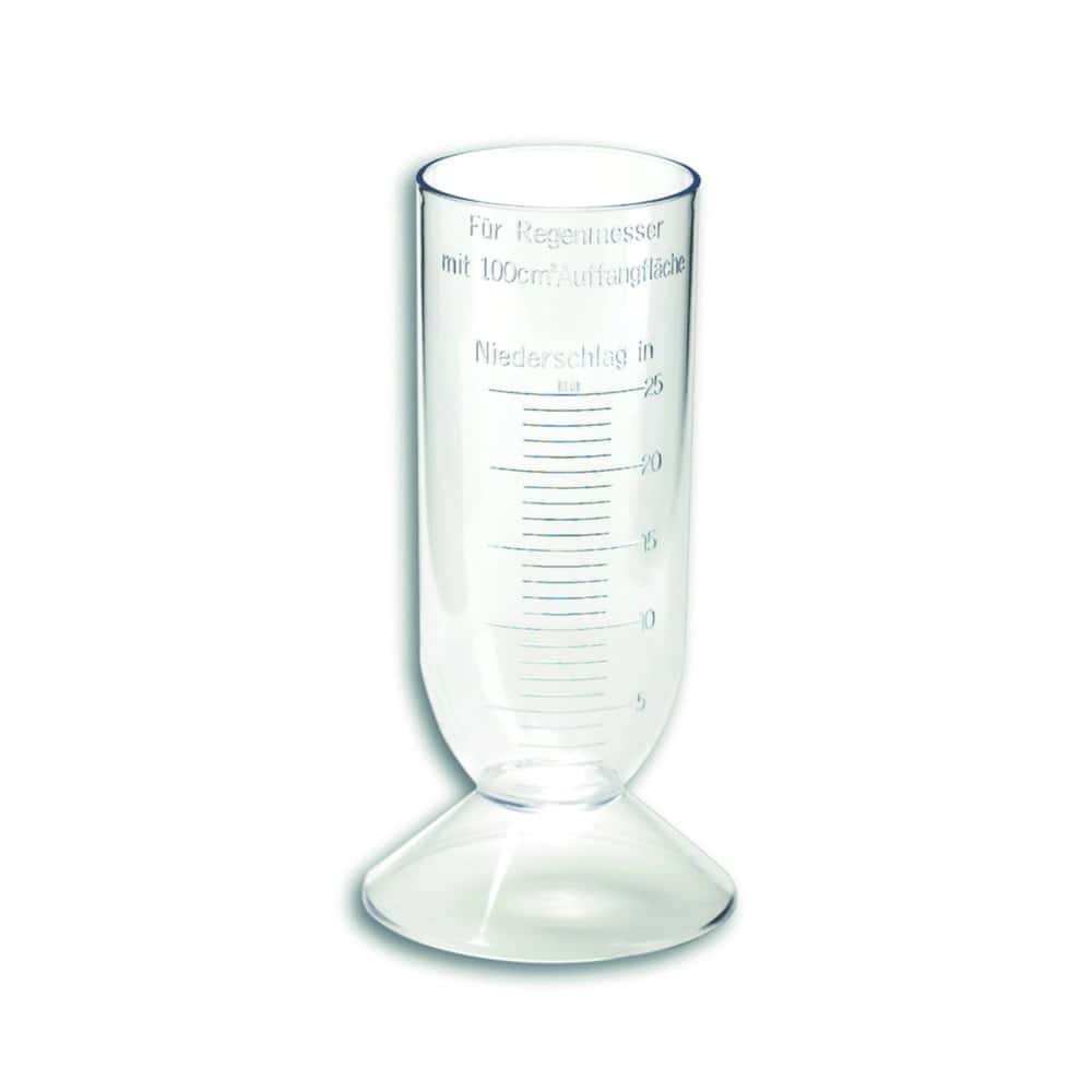 Rain meter, stainless steel/plastic