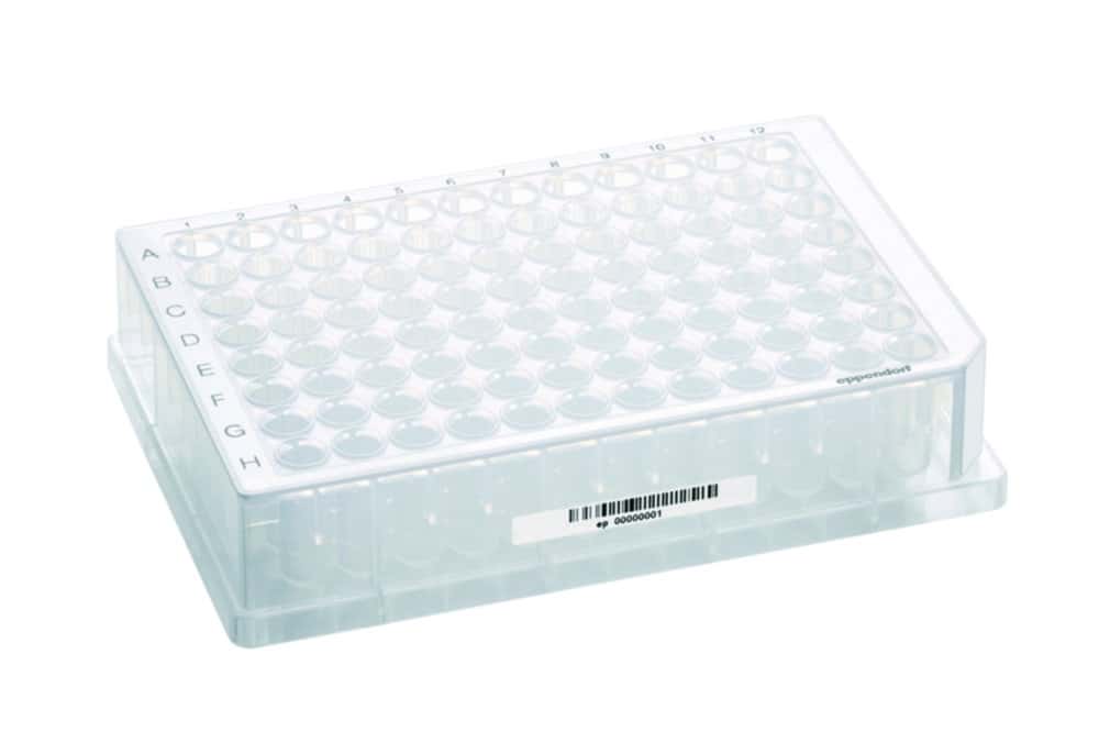 Deep-Well Plates, 96/384-well, PP, with barcode, sterile