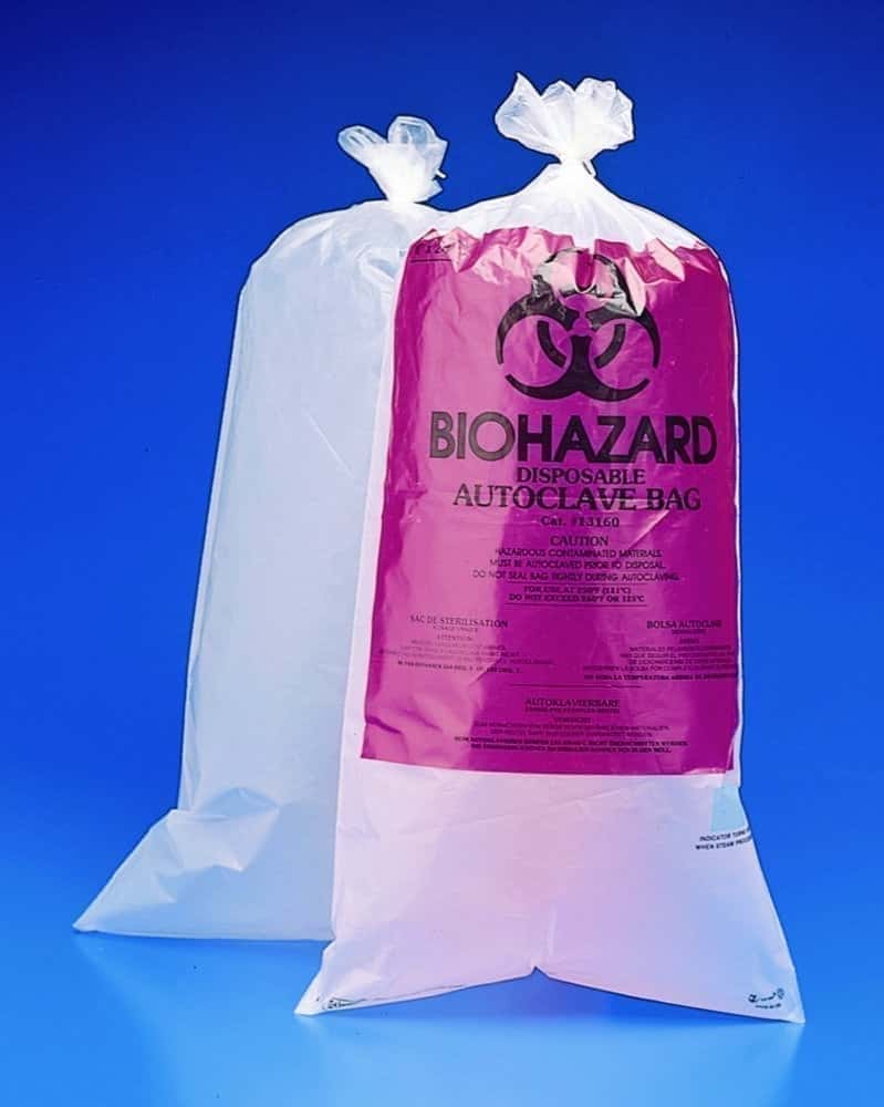 Sac d'élimination de produits Biohazard, PP